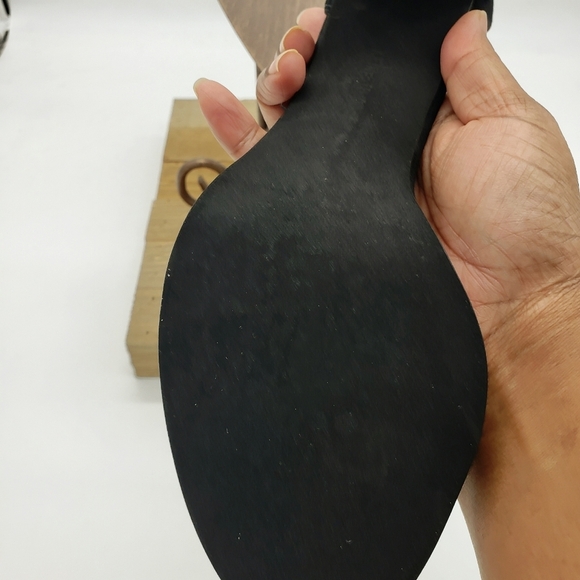 Kenneth Cole Heels | Black Velveteen | Size 9.5 - Picture 4 of 7